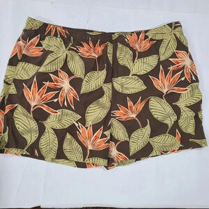 Tommy‎ Bahama Size XXL Nylon Swim Trunks Hawaiian Tropical mesh Lined